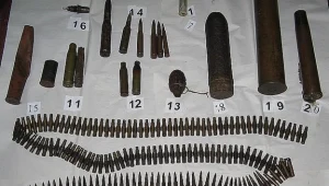 20-latek ukrył w domu 600 sztuk amunicji / fot. materiały policji