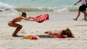 O takiej dawce wolnej przestrzeni na plaży nad Bałtykiem można zapomnieć!