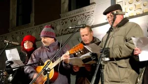 Wspólne kolędowanie na Rynku Wielkim