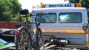 Pijany uczeń w nocy na rowerze