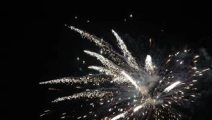Wieczór zakończył pokaz sztucznych ogni.