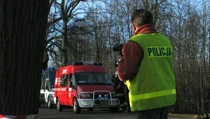 Kraksa na drodze krajowej nr 1