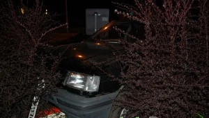 Pijany 20-latek nie zauważył ronda