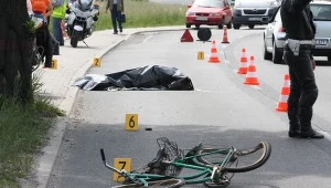 Rowerzystka zginęła na miejscu / fot. Mario