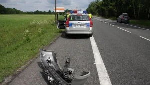 Zderzenie radiowozu z osobówką