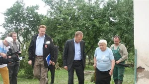 Premier Donald Tusk odwiedził Dziewiętlice