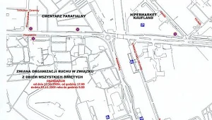 Zmiana organizacji ruchu w rejonie cmentarzy w Zamościu