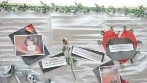 Dla Ewy koledzy przygotowali gazetkę. "Kilka dni temu była z nami, dzisiaj jest z aniołami"