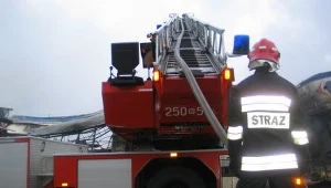 Pożar hurtownii: Setki tysięcy złotych strat