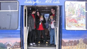 Zabytkowy trolejbus w akcji na rzecz WOŚP