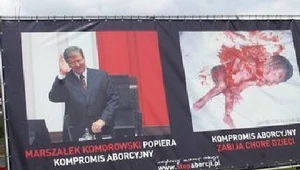 Drastyczny plakat wyborczy zszokował obywateli