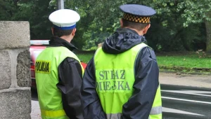 Zamalowaną niemiecka nazwę na dwujęzycznej tablicy zauważył patrol policji