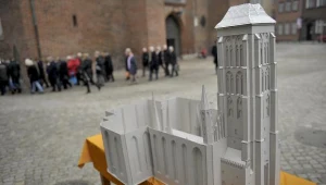 Projekt makiety Bazyliki Mariackiej w Gdańsku/fot. Adam Warżawa