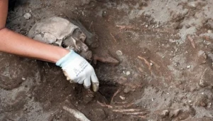 Tajemniczy grób dziecka odkryli w Pełczyskach archeolodzy z UW
