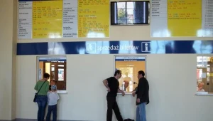 W nocy kasy i poczekalnia są zamknięte/fot. J. Kucharski