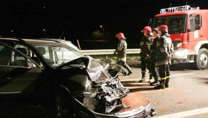 Miejsce wypadku w miejscowości Gąski (powiat piotrkowski) / fot. Grzegorz Michałowski