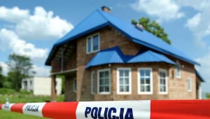 Dom w miejscowości Zamch, w którym doszło do tragedii/fot. Darek Delmanowicz