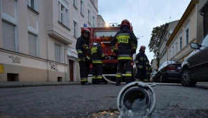 Straż pożarna na miejscu pożaru w Bydgoszczy/fot. Tytus Żmijewski