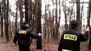 W poszukiwaniach 77-latka wzięło udział prawie 100 osób/fot. KPP w Lęborku