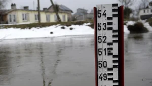  Wysoki stan rzeki Szkło w Charytanach na Podkarpaciu/ fot. Darek Delmanowicz