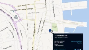 Na terenie Teatru Muzycznego w Gdyni (woj. pomorskie) doszło dziś do pożaru.