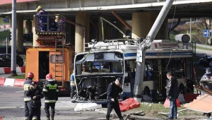 Miejsce wypadku na ulicy Morskiej w Gdyni/fot. Jan Dzban