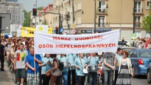 Marsz Godności Osób Niepełnosprawnych w Białymstoku / fot. Artur Reszko