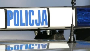 Na miejsce wypadku przyjechali policjanci, fot. Adam Ciereszko