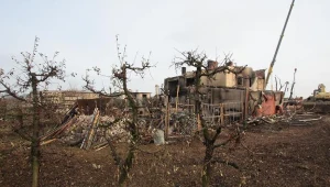 Krajobraz po wybiuchu w Jankowie/ fot. Tomasz Wojtasik