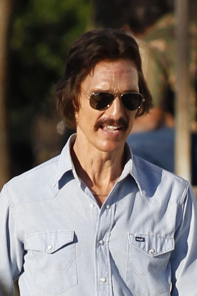 Matthew McConaughey na planie filmu "The Dallas Buyers Club" Matthew McConaughey na planie filmu "The Dallas Buyers Club"