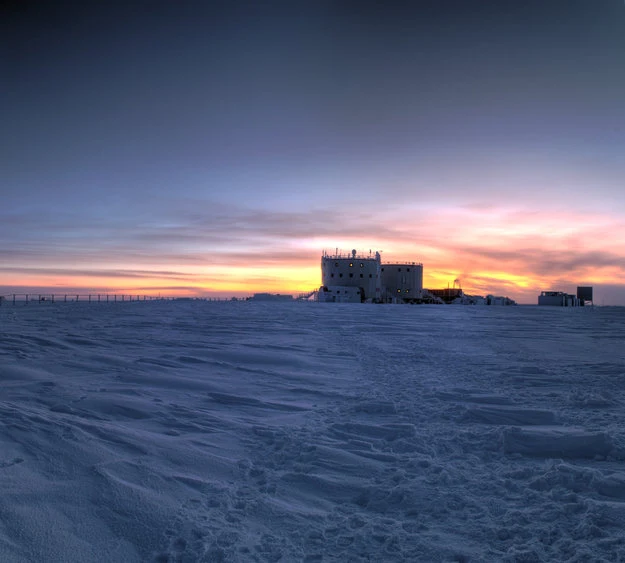 Concordia - stacja arktyczna w okolicach bieguna południowego (Fot. ESA)