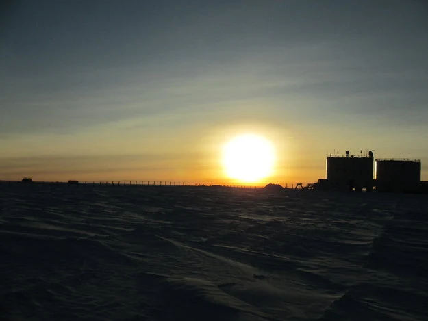Concordia - stacja arktyczna w okolicach bieguna południowego (Fot. ESA)
