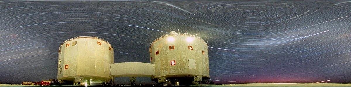 Concordia - stacja arktyczna w okolicach bieguna południowego (Fot. ESA)