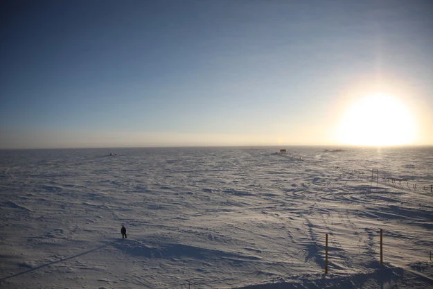 Concordia - stacja arktyczna w okolicach bieguna południowego (Fot. ESA)