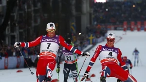 Ola Vigen Hattestad (z prawej) minimalnie wyprzedził swojego rodaka Paala Golberga