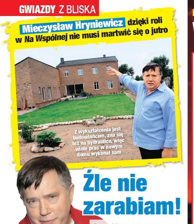 Mieczysław Hryniewicz pokazuje swój dom Mieczysław Hryniewicz pokazuje swój dom