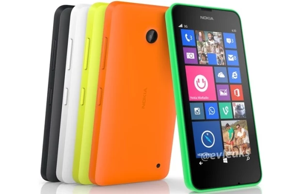 Nokia Lumia 630.  Fot. @evleaks