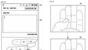 Samsung pracuje nad klawiaturą wyświetlaną na dłoniach