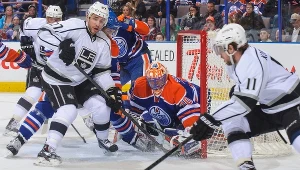 Edmonton Oilers przegrali z Los Angeles Kings mimo świetnej dyspozycji bramkarza Bena Scrivensa