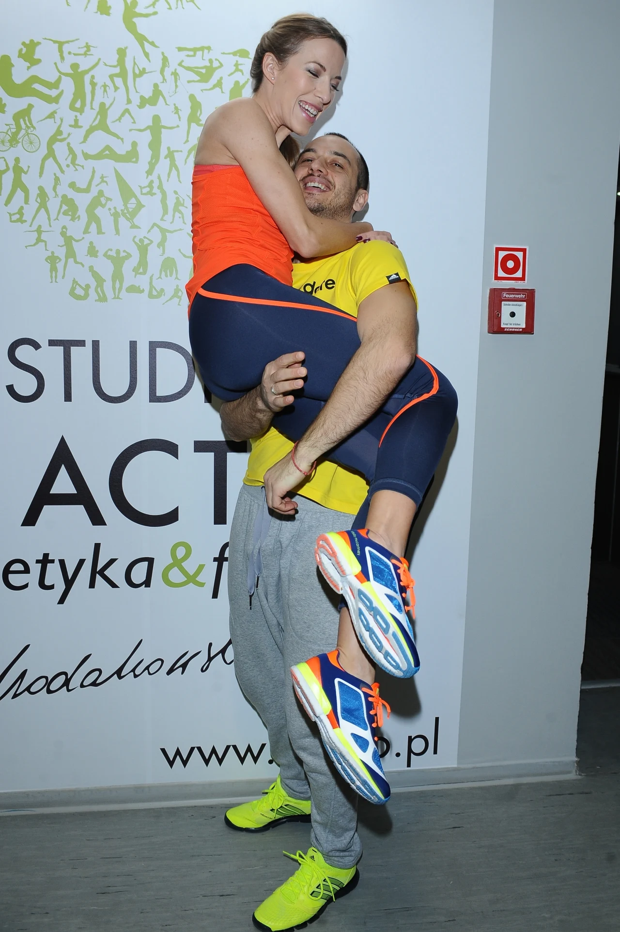 Ewa Chodakowska z mężem Ewa Chodakowska z mężem