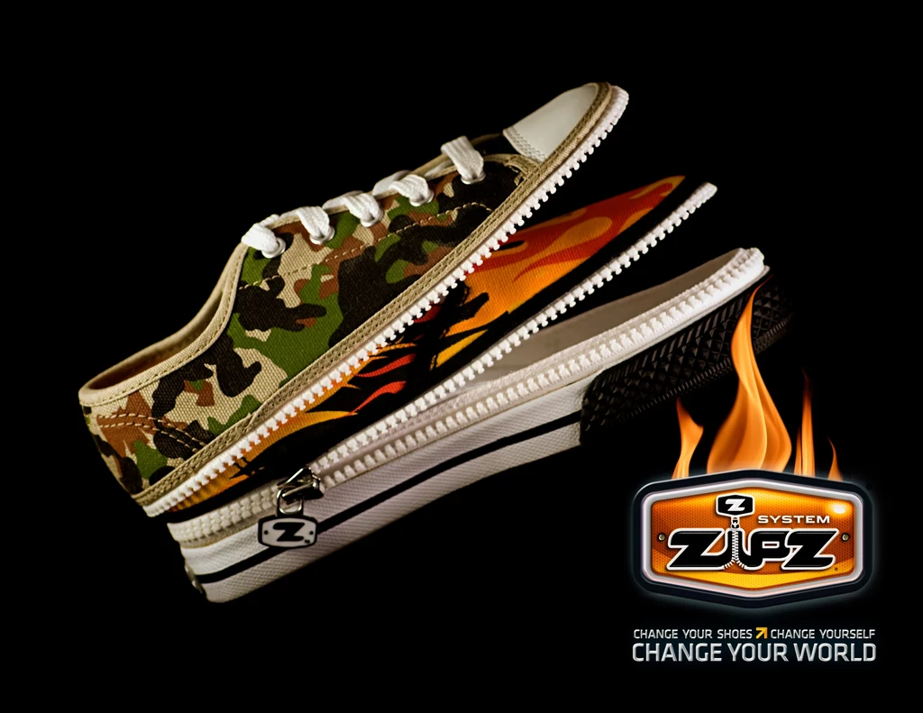Zipz® Shoes dają wiele możliwości Zipz® Shoes dają wiele możliwości