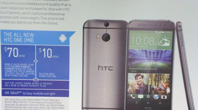 Ulotka zdradzająca sczegóły na temat nowego HTC One.