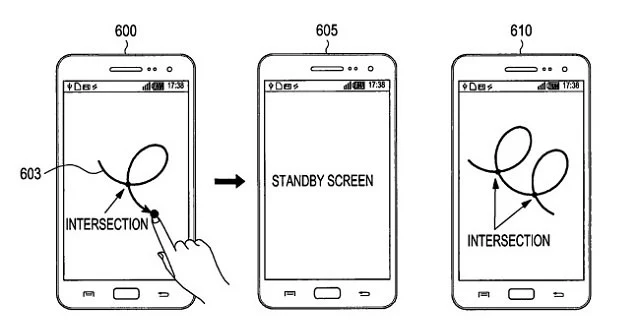 Samsung opatentował nowy sposób odblokowywania ekranu.