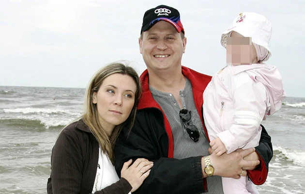 Z byłą żoną i córką Z byłą żoną i córką