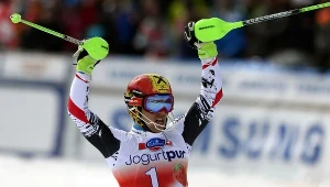 Marcel Hirscher triumfuje
