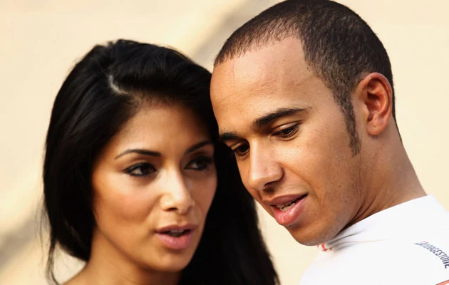 Nicole Scherzinger i Lewis Hamilton