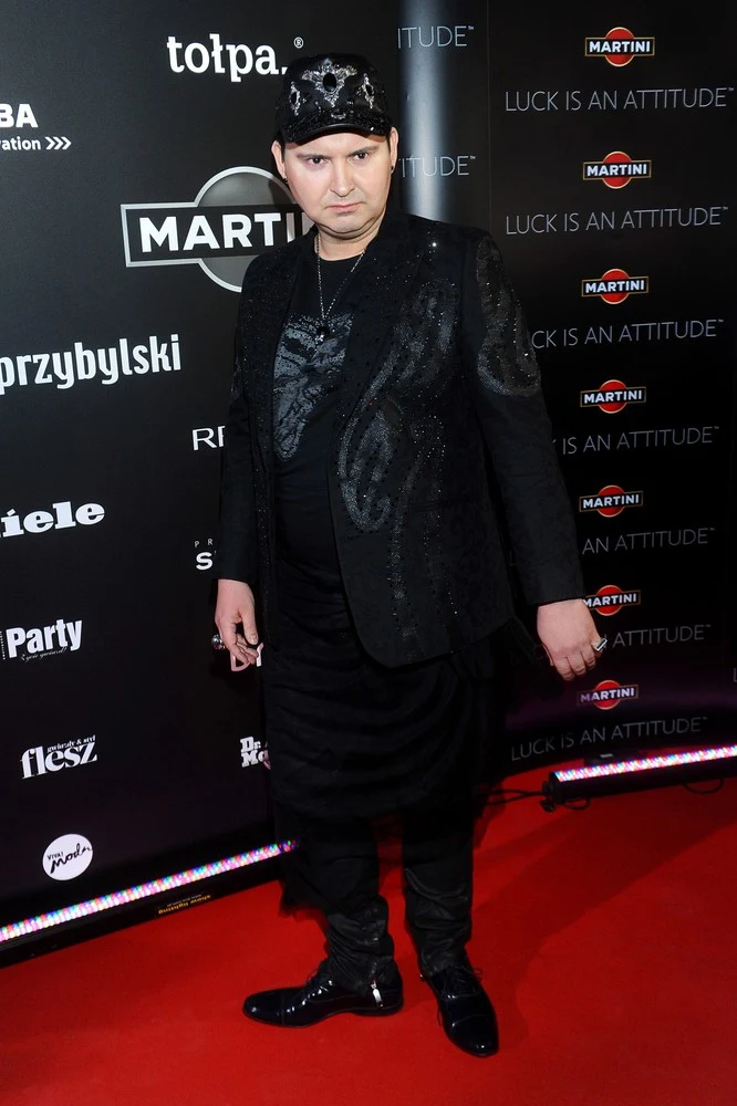 Michał Witkowski na pokazie Przybylskiego Michał Witkowski na pokazie Przybylskiego