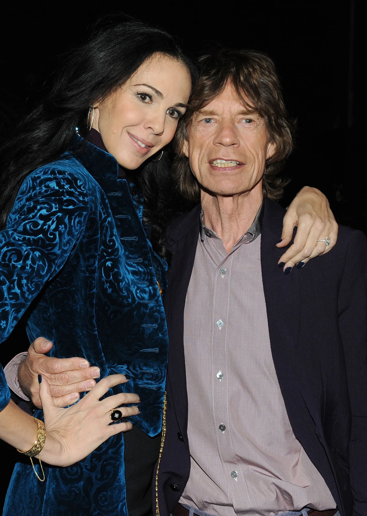 L'Wren Scott i Mick Jagger L'Wren Scott i Mick Jagger