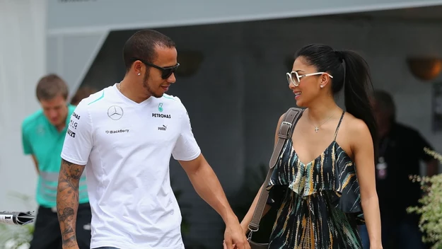 Nicole Scherzinger  i Lewis Hamilton