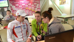 Zbigniew Bródka w rozmowie z dziennikarkami RMF FM - Mają Dutkiewicz i Edytą Sienkiewicz.